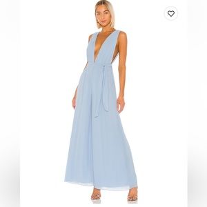 Never worn, light blue Angelina jumpsuit
